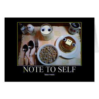 Ta Meds-kort! Hälsningskort