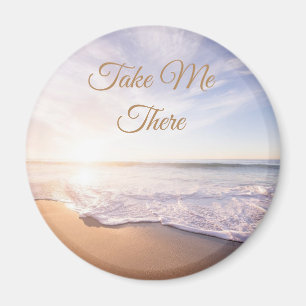 Ta Mig Dit Ocean Kust Vågor Magnet