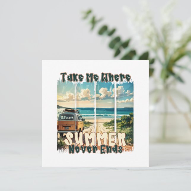 Ta mig dit sommaren aldrig slutar - Retro Beach Vi (Stående Fram)