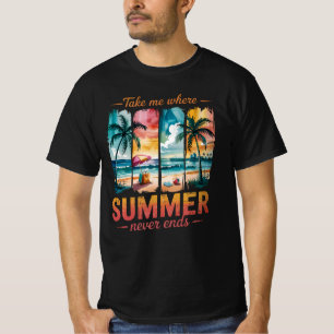 Ta mig dit sommaren aldrig slutar t shirt