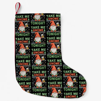 Ta Mig Gnome Ikväll Hem Jul Xmas Ful Liten Julstrumpa