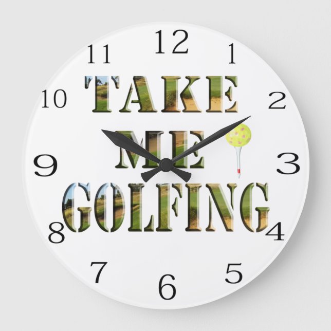 Ta mig Golfing. Stor Klocka (Framsida)