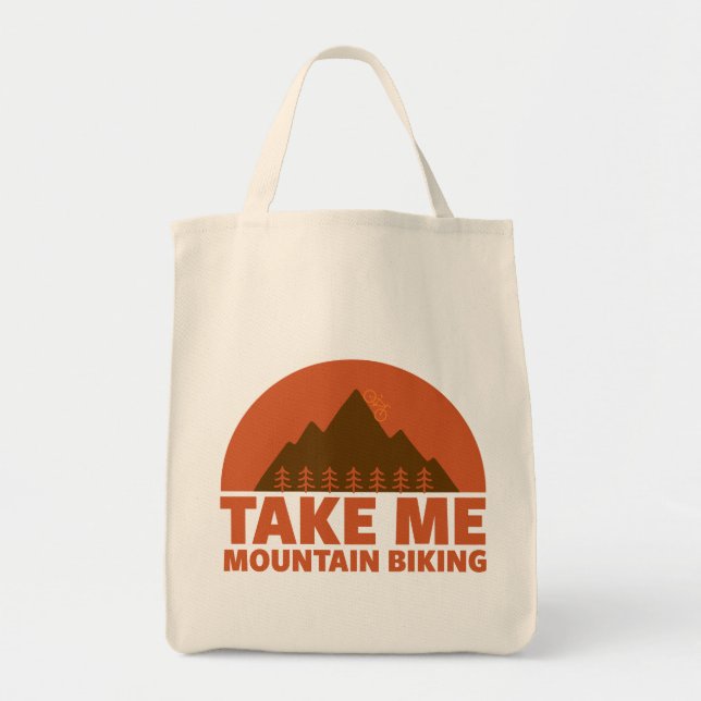 Ta mig Mountain Biking Tygkasse (Framsidan)