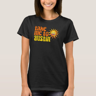 Ta mig till Austin Texas Retro Beach Vacation Resa T Shirt