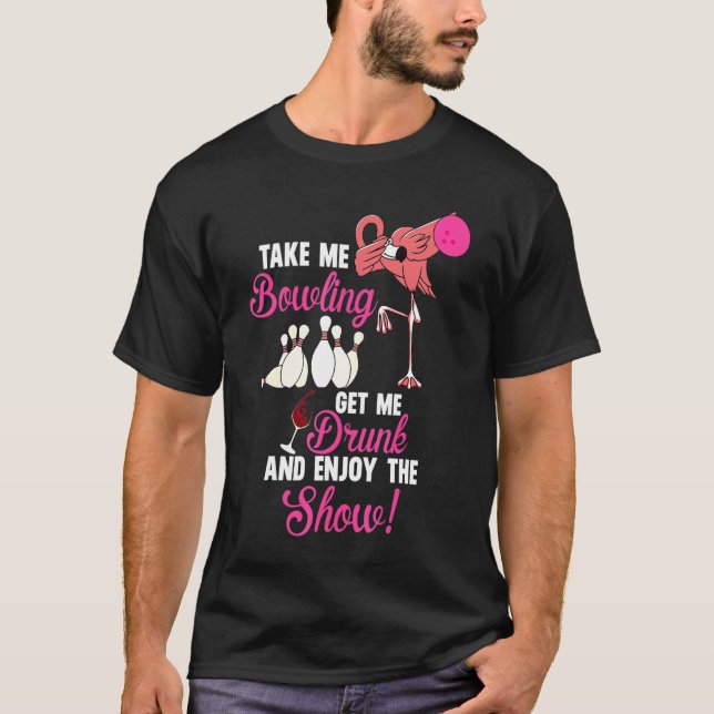 Ta mig till B0wling. T Shirt (Framsida)