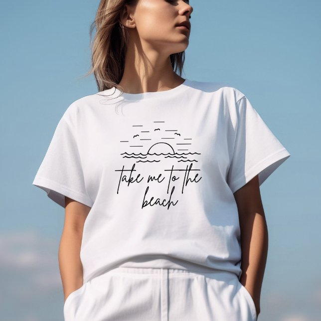 Ta mig till Beach T Shirt (Skapare uppladdad)