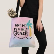 Ta mig till Beach Tote Bag