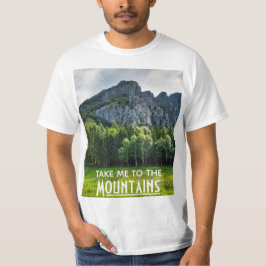 Ta mig till bergen med gräs-skogen t shirt