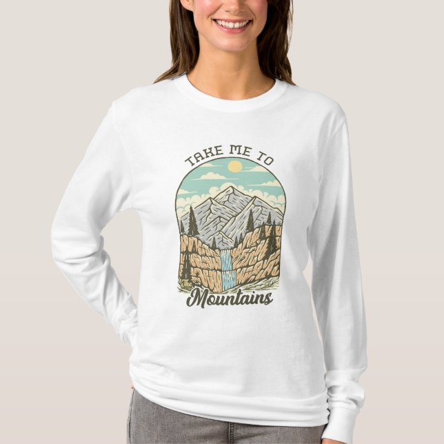 Ta mig till bergen t shirt (Framsida)