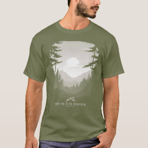 Ta mig till bergsgrafikområdet Mist T Shirt