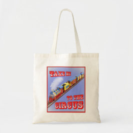Ta mig till Circus (Circus Train) Tote Bag Tygkasse