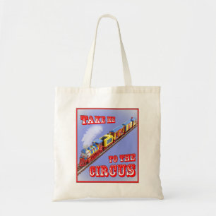 Ta mig till Circus (Circus Train) Tote Bag Tygkasse