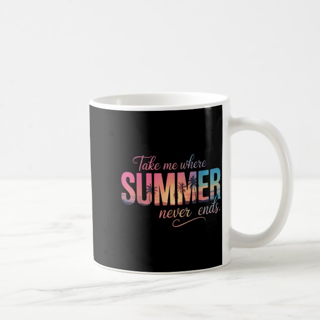 Ta mig till där sommaren slutar Strand Semester 1 Kaffemugg (Höger)