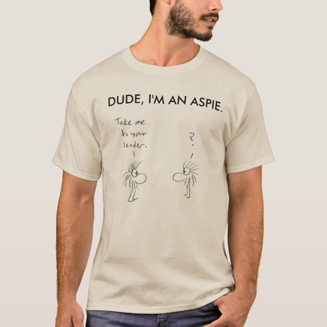 Ta mig till din Leader. Tee Shirt (Framsida)