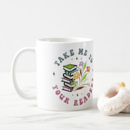 Ta mig till dina läsare - Bibliotek Bokar Kaffemugg