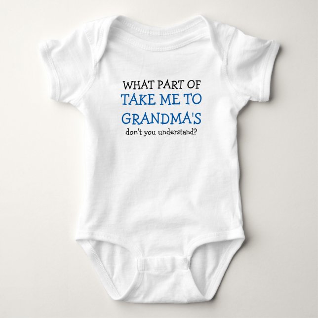 Ta mig till farmors bästa bodykostym i baby t-shirt (Framsida)