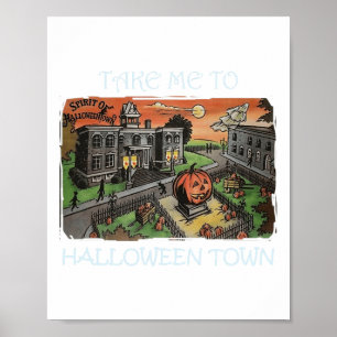 Ta mig till Halloween Town Halloween Costume Poster