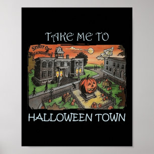 Ta mig till Halloween Town Halloween Costume Poster