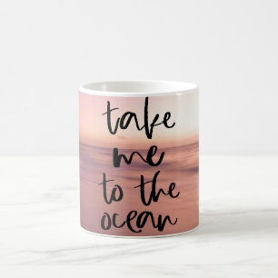 Ta mig till havet kaffemugg