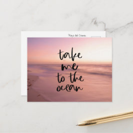Ta mig till havet vykort