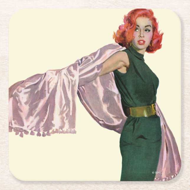 Ta mig till Hollywood Underlägg Papper Kvadrat (Framsidan)