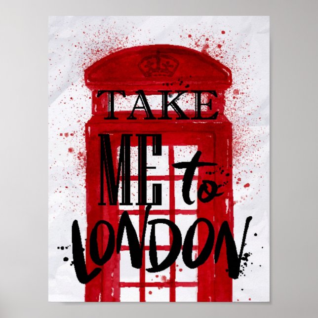 Ta mig till London Poster (Framsidan)