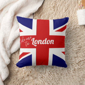 Ta mig till London | UK Flagga / Union Jack Kudde
