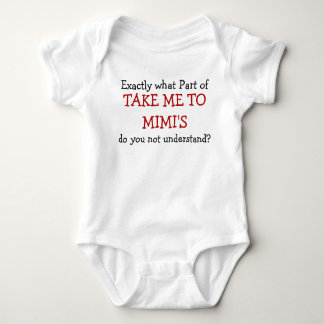 Ta mig till Mimis barndräkt i Baby T Shirt