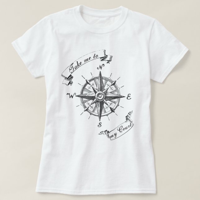 Ta mig till min domstol ACOTAR Tee (Design framsida)