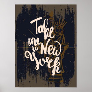 Ta mig till New York Poster