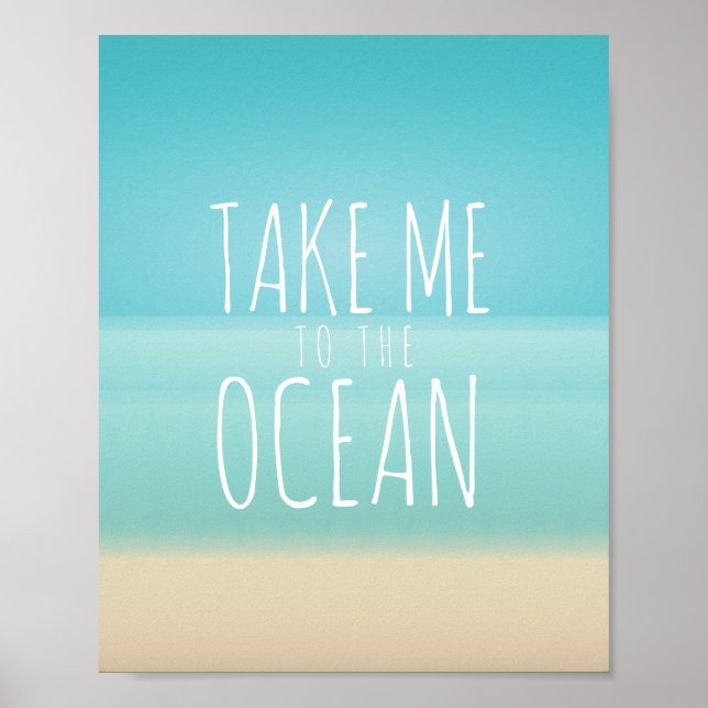 Ta mig till Ocean Seaside Dream Poster (Framsidan)