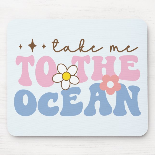 Ta mig till oceanen musmatta (Framsidan)