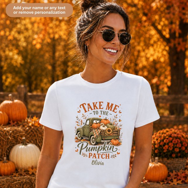 Ta mig till Pumpafältet Familjematchande T Shirt (Skapare uppladdad)