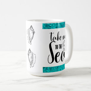 Ta mig till Sea Conch-Snäckan Kaffemugg