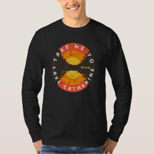 Ta mig till Sjö Catherine - Arkansas Vatten Sunset T Shirt