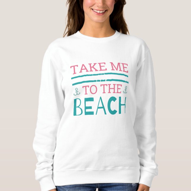 Ta mig till stranden t shirt (Framsida)
