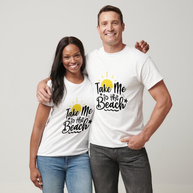 Ta mig till stranden t shirt (Unisex)