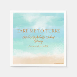 Ta Mig Till Turks Semester Flickor Resa Senterbröl Pappersservett