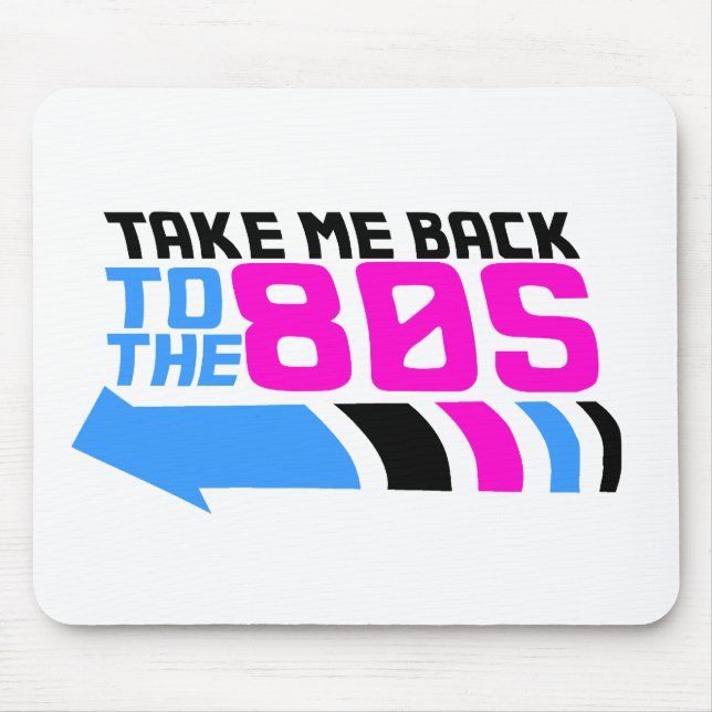 Ta mig tillbaka till 80-talet musmatta (Framsidan)