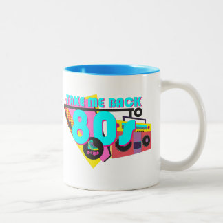 Ta mig tillbaka till 80-talet Retro Mugg - Neon Vi