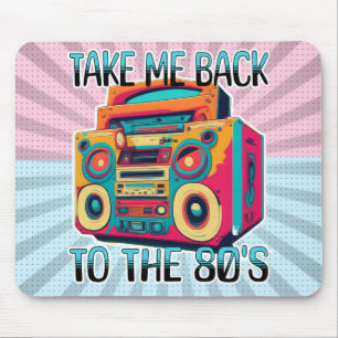 Ta mig tillbaka till 80-talet Retro Vibe Musmatta