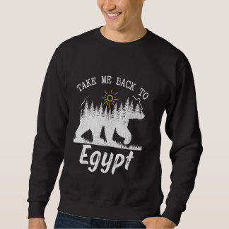 Ta mig tillbaka till Egypten av Vintage i Egypten Lång Ärmad Tröja