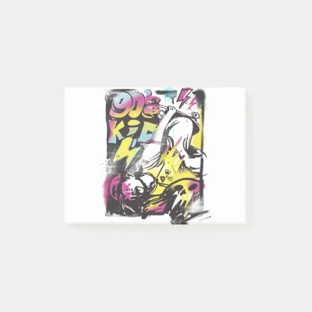 Ta Mig Tillbaka Till Nittiotalet - 90s Kid Post-it Block (Framsida)