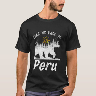 Ta mig tillbaka till Perus Vintage Perus vaccineri T Shirt