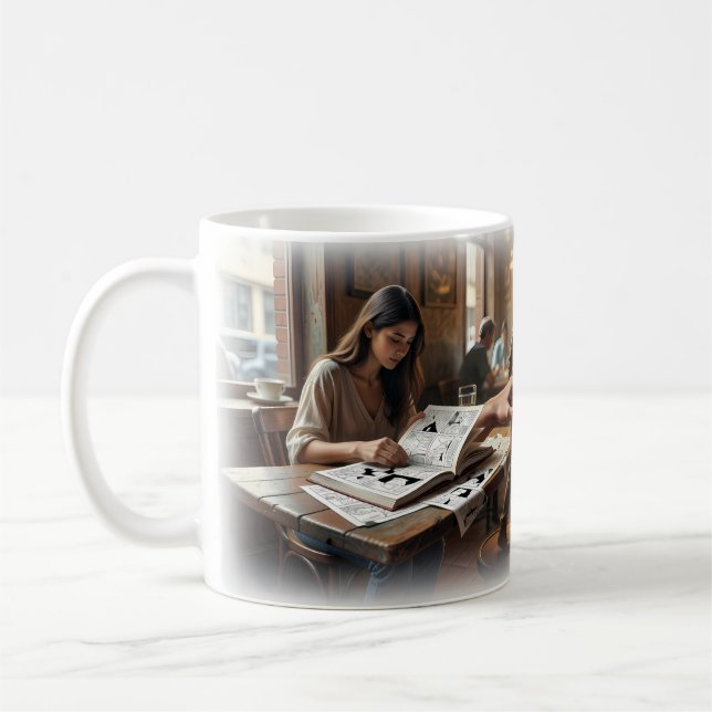 Ta Mig, Tjej och Seriehjelte Beröring Poster Kaffemugg (Vänster)
