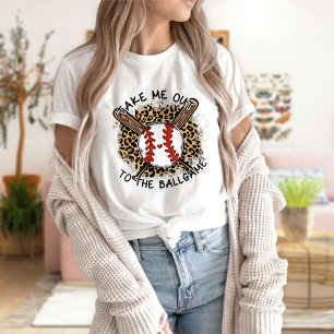 Ta mig ut till Ballmatch, Baseball T-Shirt