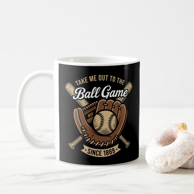 Ta mig ut till matchen i Boll Kaffemugg (Med munk)