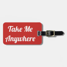 Ta mig vart som helst, luggetikett