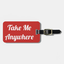 Ta mig vart som helst, luggetikett bagagebricka