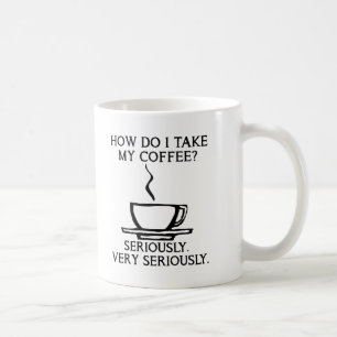 Ta min kaffe på allvar Rolig mugg